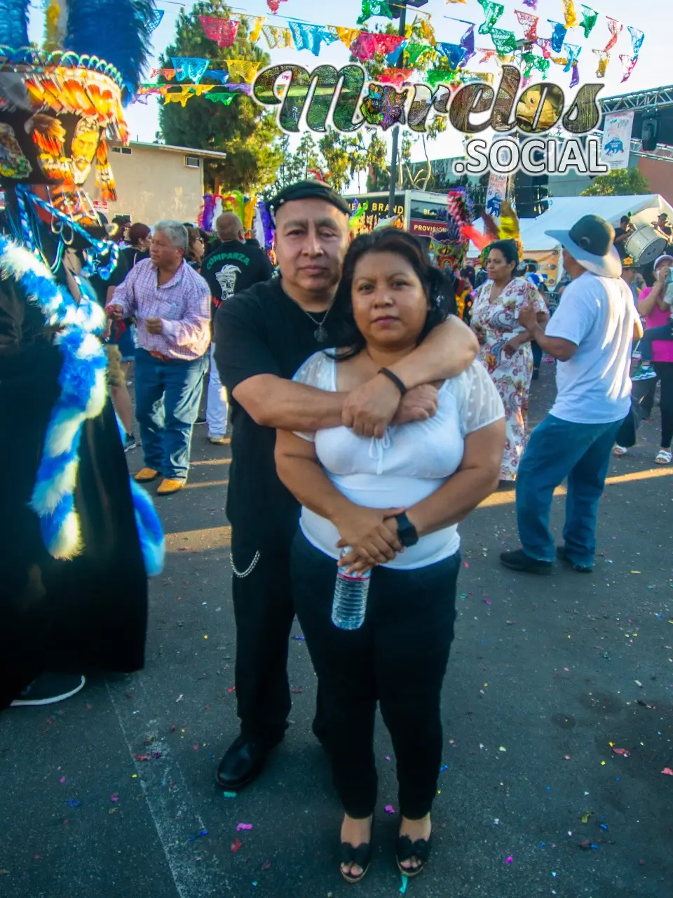 En medio del carnaval morelense en California.