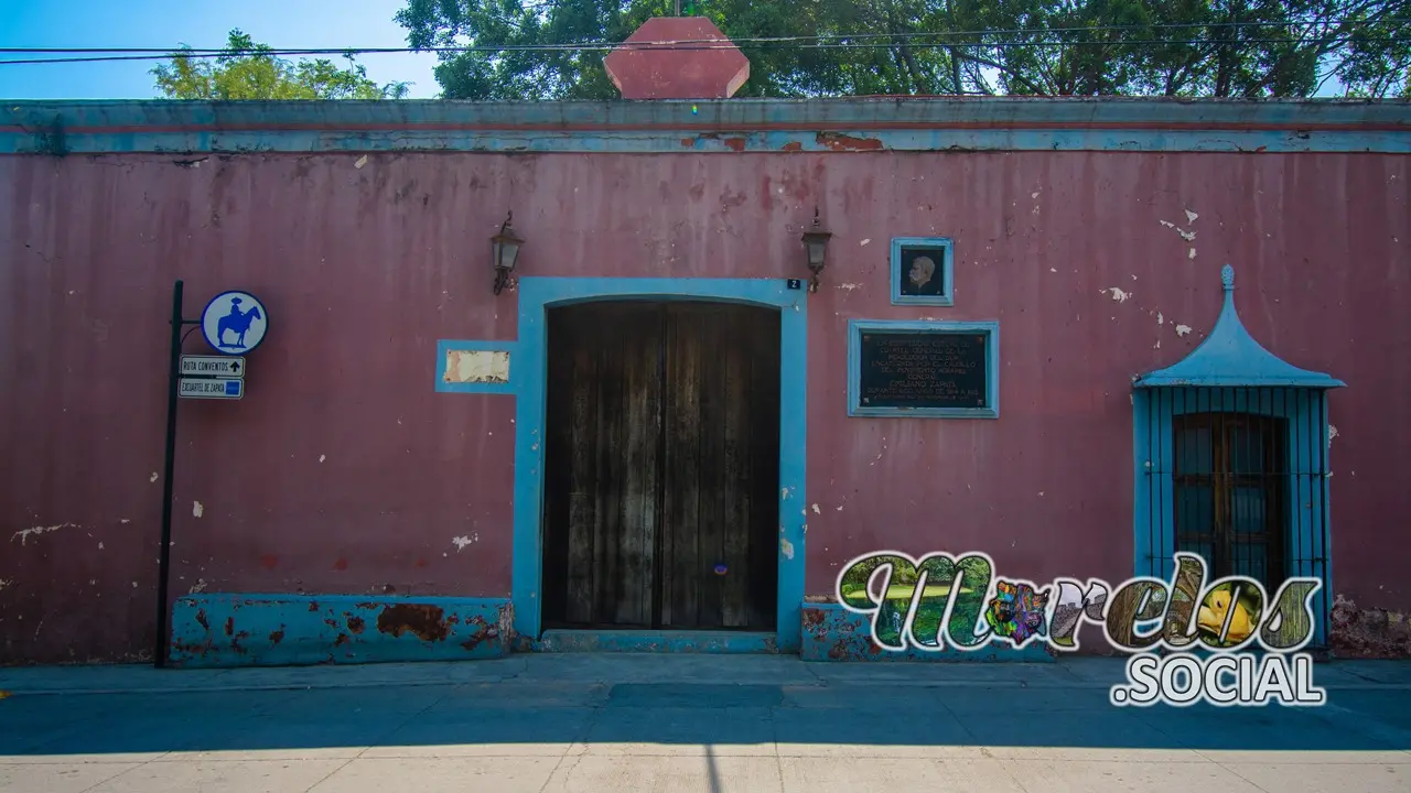 Entrada al museo de la revolución del sur en el centro de Tlaltizapán, Morelos