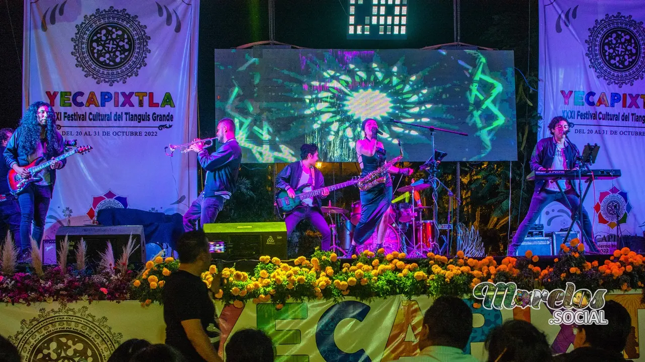 B-side en festival cultural del tianguis grande Yecapixtla.