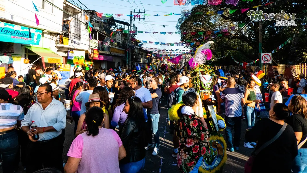 Último día del carnaval de Jiutepec 2023.