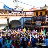 La alegría carnavalera en Tepoztlán.