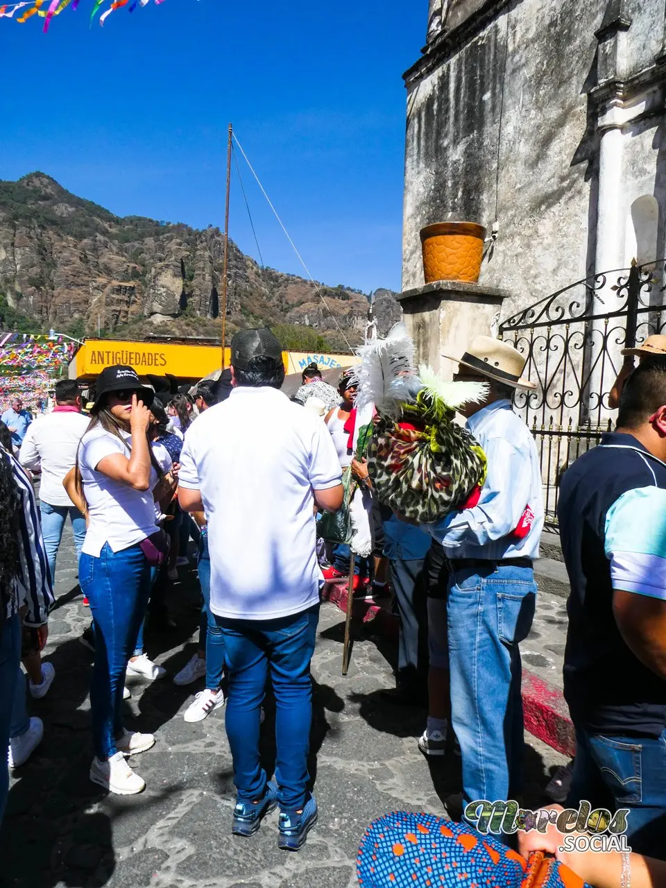 Organizando el recorrido infantil del chinelo.