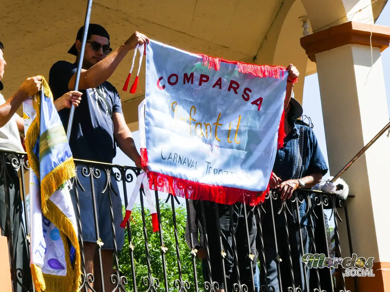 Cambio de Banderas en Tepoztlán.