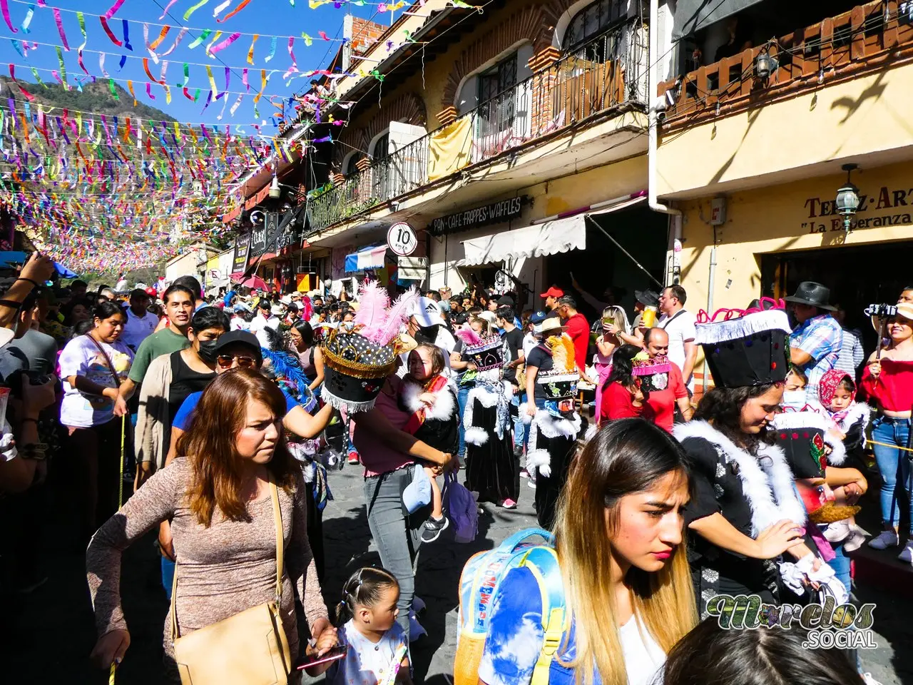 Familias carnavaleras en Tepoztlán, Morelos.