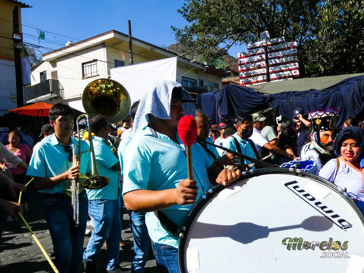 Banda de viento en Tepoztlán Morelos.