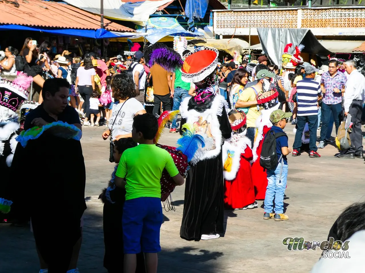 Plaza central de Tepoztlán