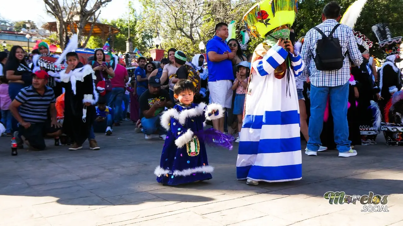 Chinelito brincando en Tepoztlán 2023.