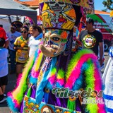 Chinelo colorido de catrinas en el Carnaval Morelense USA 2022