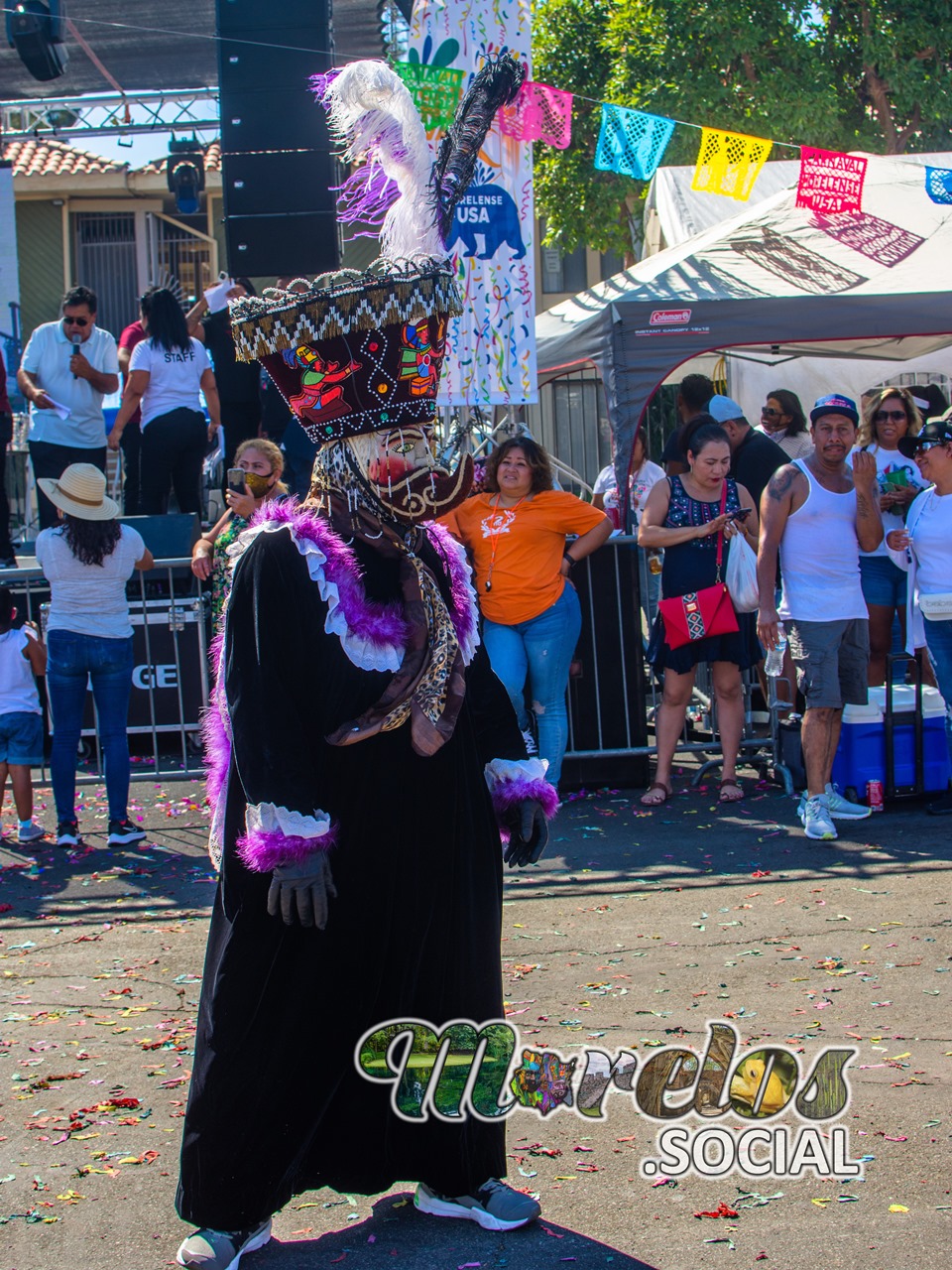 Chinelo de Tepoztlán en el Carnaval Morelense USA 2021