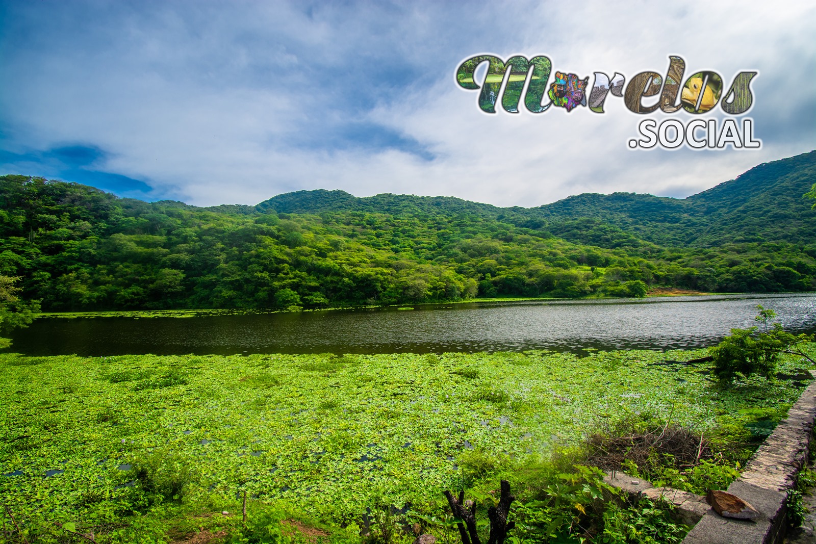 Un bello paisaje de Morelos dentro de la Sierra de Huautla