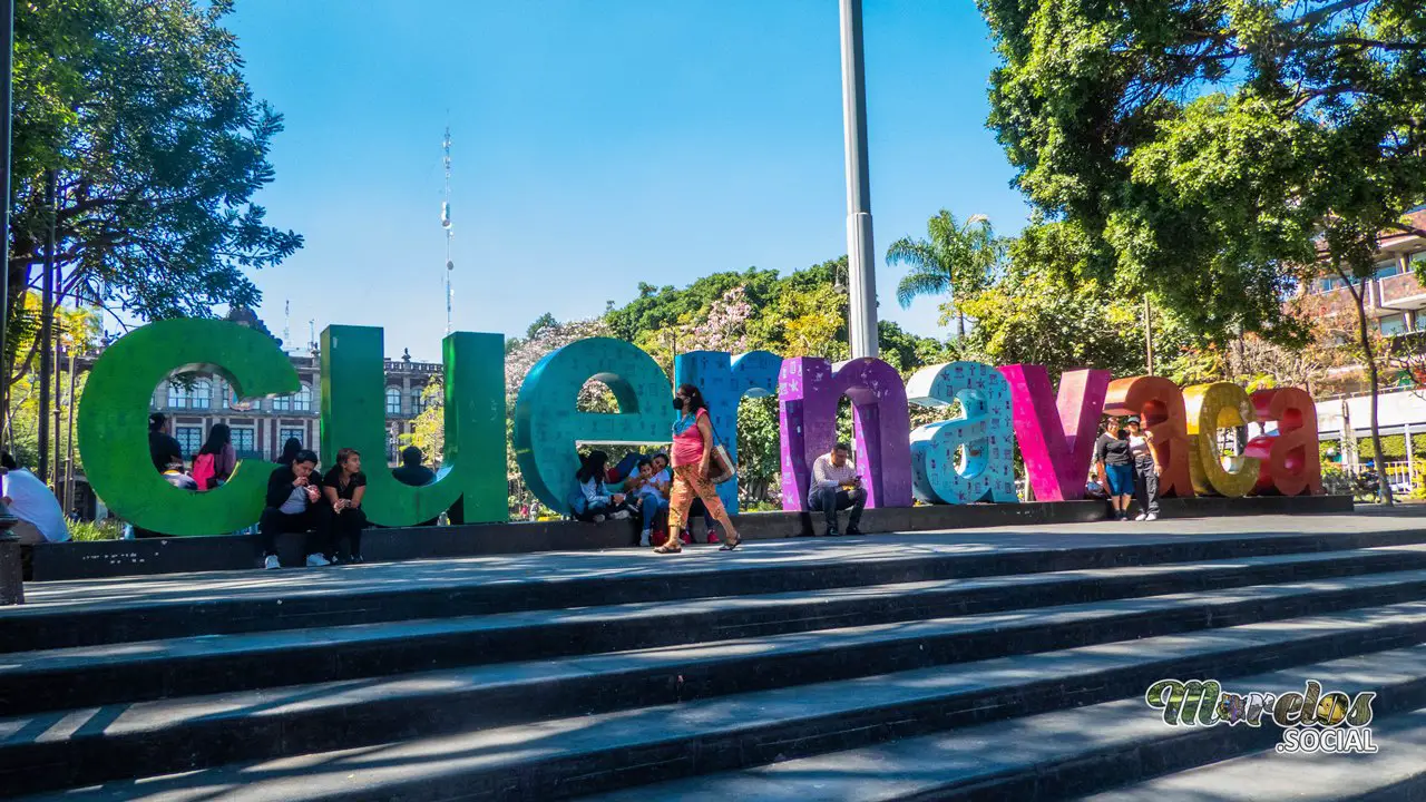 Plaza de Armas en Cuernavaca Morelos.