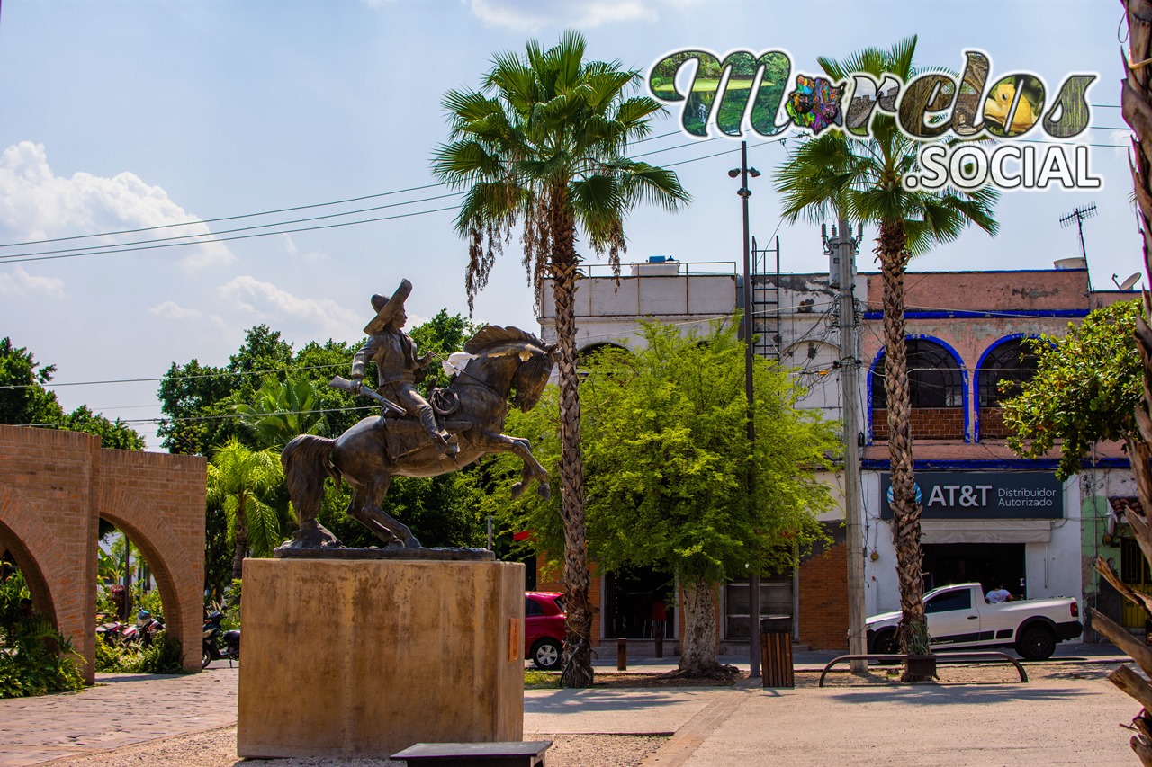 Escultura Emiliano Zapata en Jojutla.