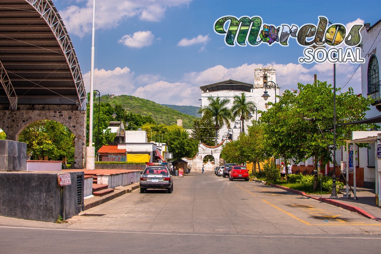 Calle Plaza revolución, Tlaquiltenango, Morelos.